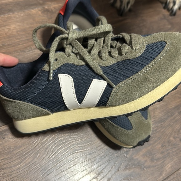 Veja Rio Branco Alveomesh Nautico White Orange Fluo - Picture 2 of 6